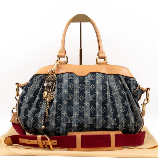 Louis Vuitton Pink Monogram Denim Sunshine QJB17XECPB002