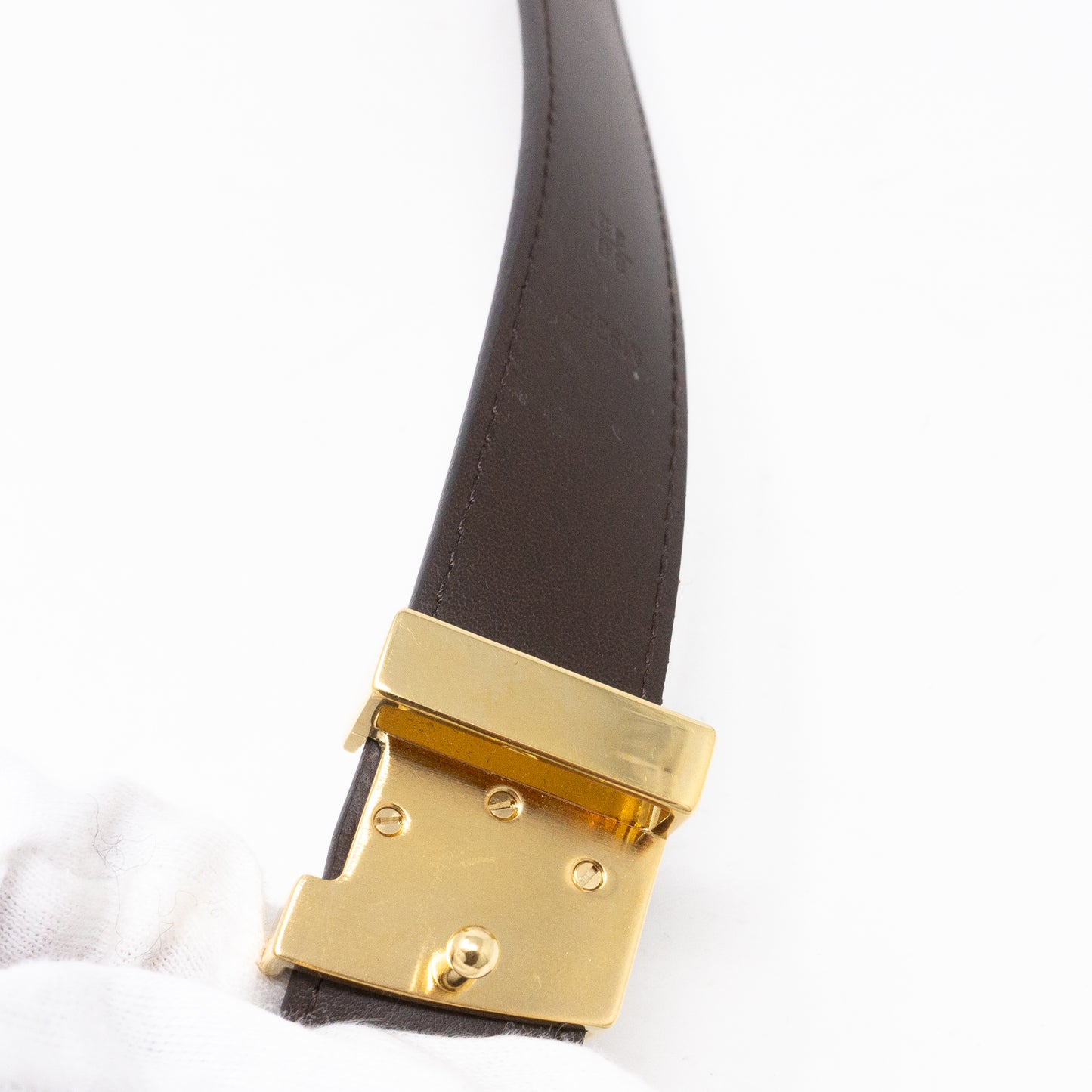 Belt Louis Vuitton Brown size 90 cm in Metal - 24327050