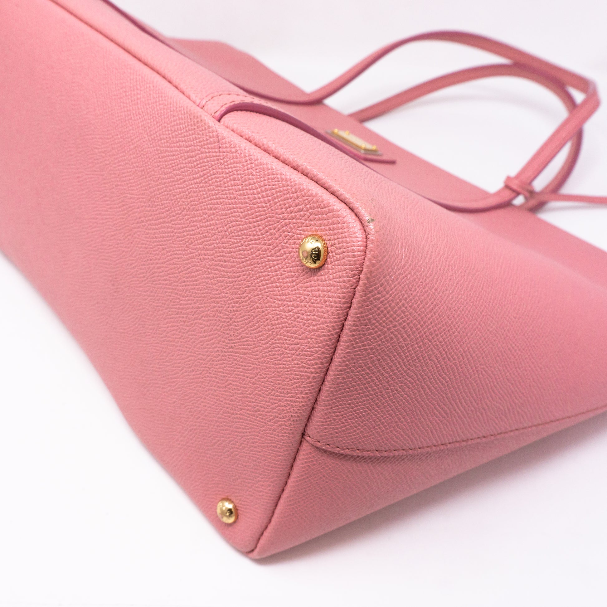 Dolce & Gabbana – Miss Escape Tote Pink Leather – Queen Station