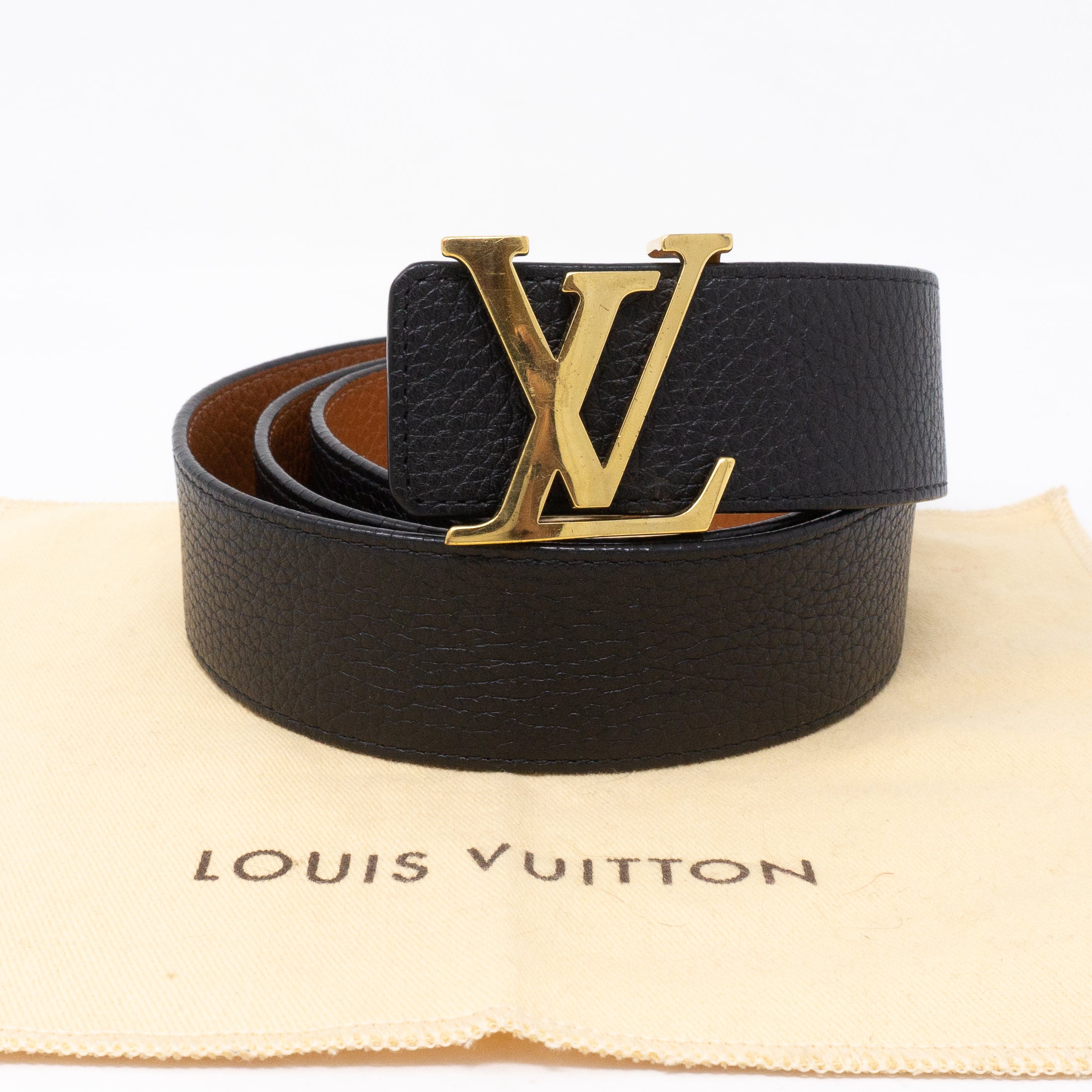 Louis Vuitton Black Grid Premium Belt  The Shoe Factory