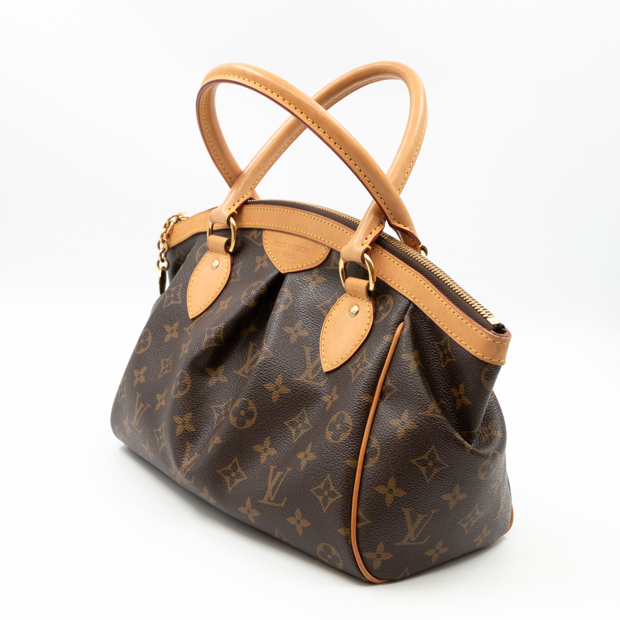 Tivoli GM  Used  Preloved Louis Vuitton Shoulder Bag  LXR USA  Brown   Coated Canvas 2320AD513