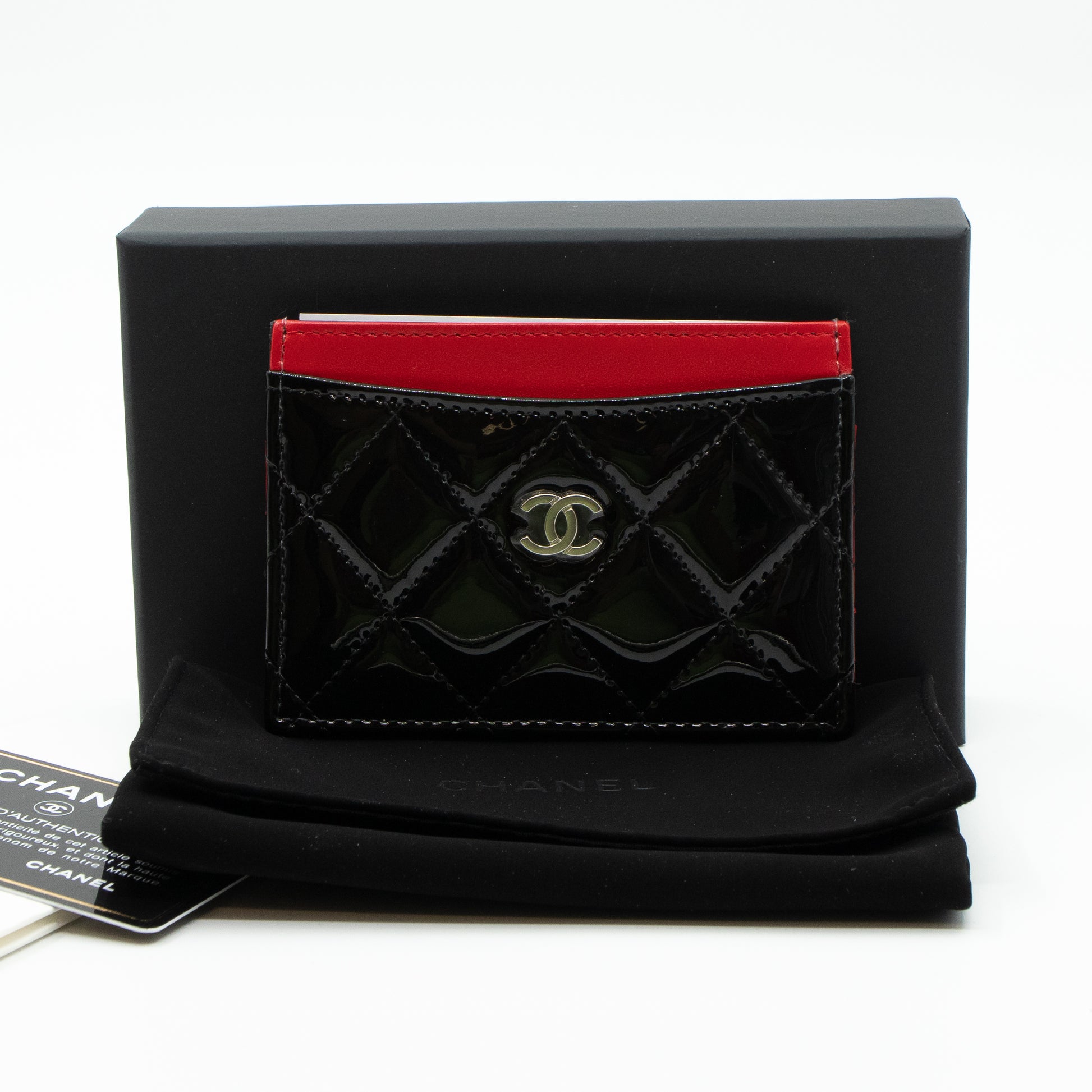 Chanel Red Card Holder