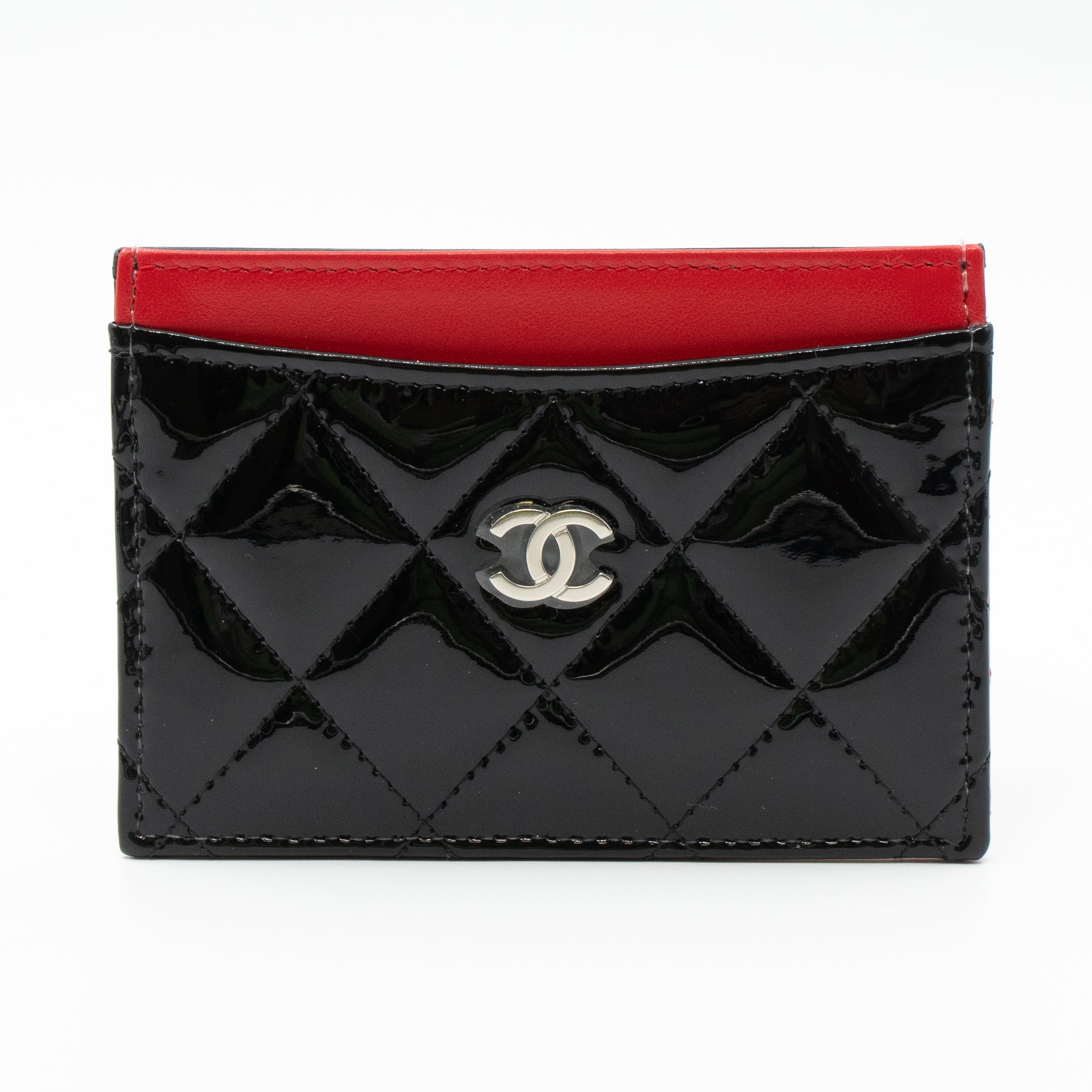 Chanel Classic Flap Compact Card Holder Coin Purse in Red Caviar with Gold  Hardware  SOLD