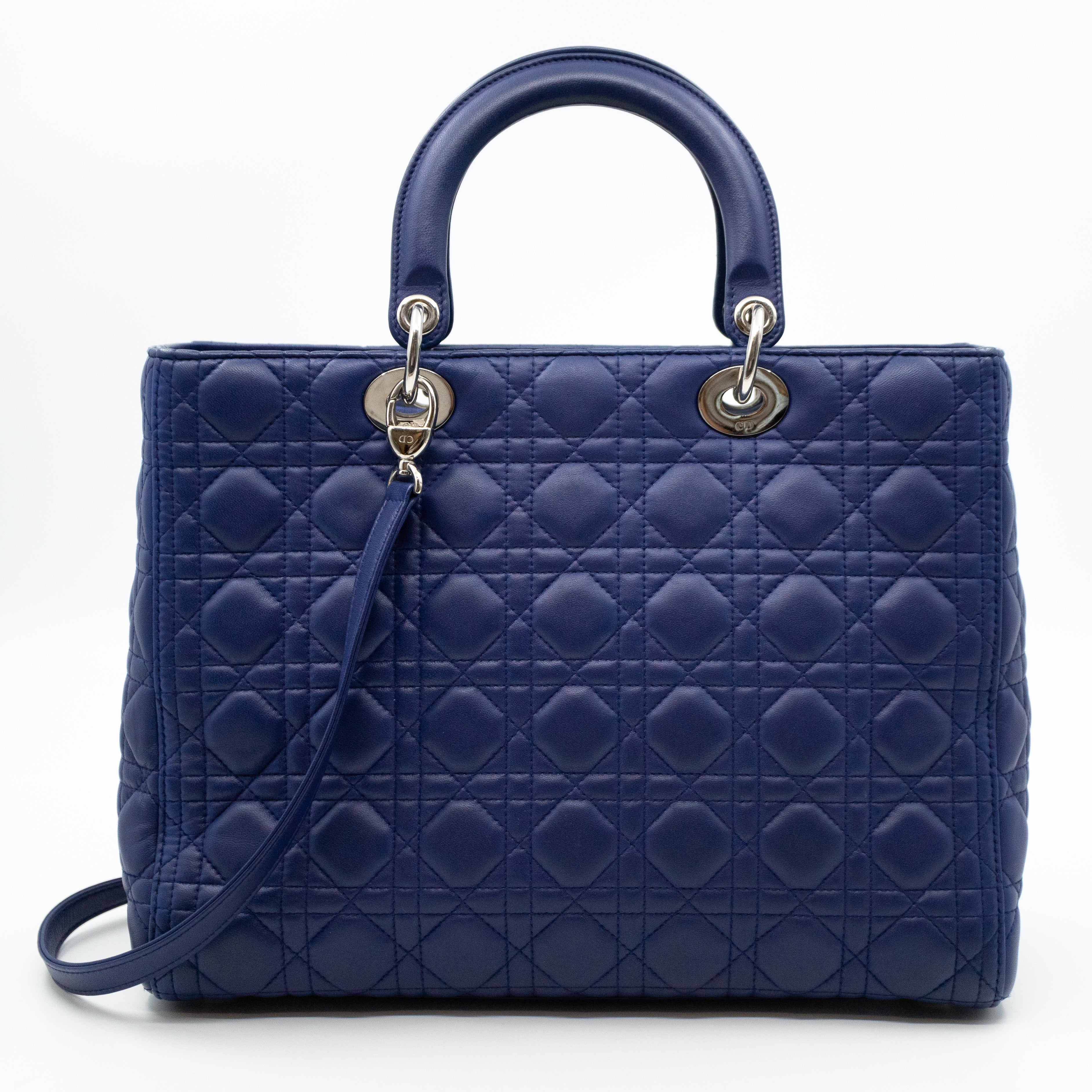 Christian Dior Blue Ombre Leather Medium Lady Dior Bag AGC1353   LuxuryPromise