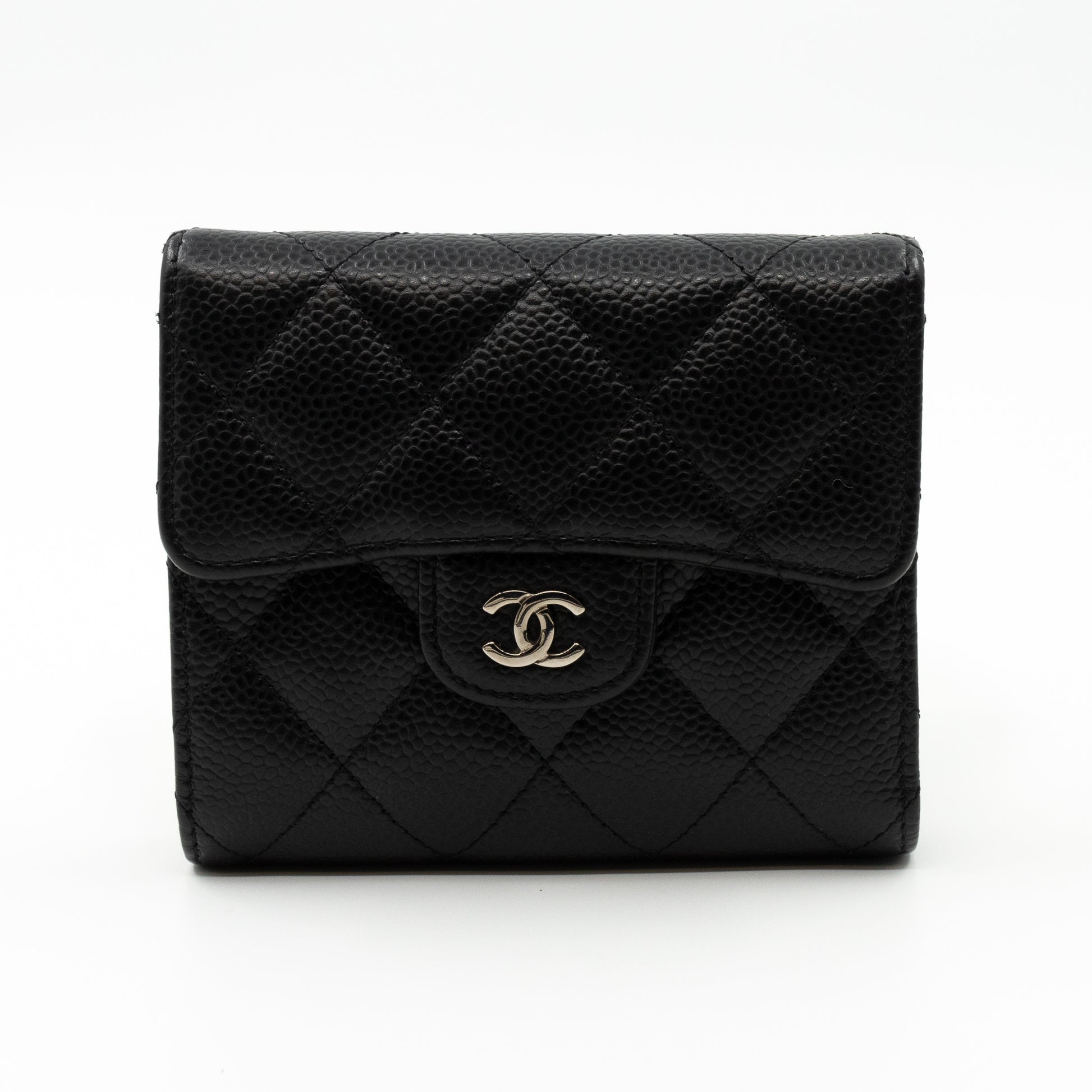 Chanel – Chanel Small Classic Flap Wallet Black Caviar – Queen Station
