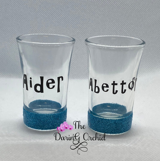 Set of 2 Shot Glasses/Measuring Glasses