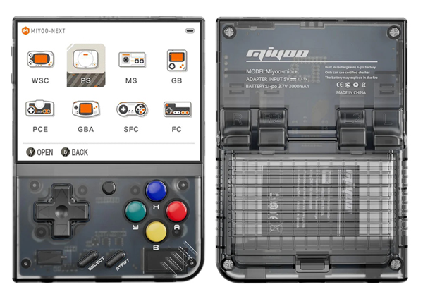 Miyoo Mini + Plus™ Retro Handheld (28,000 Retro Games Built-in