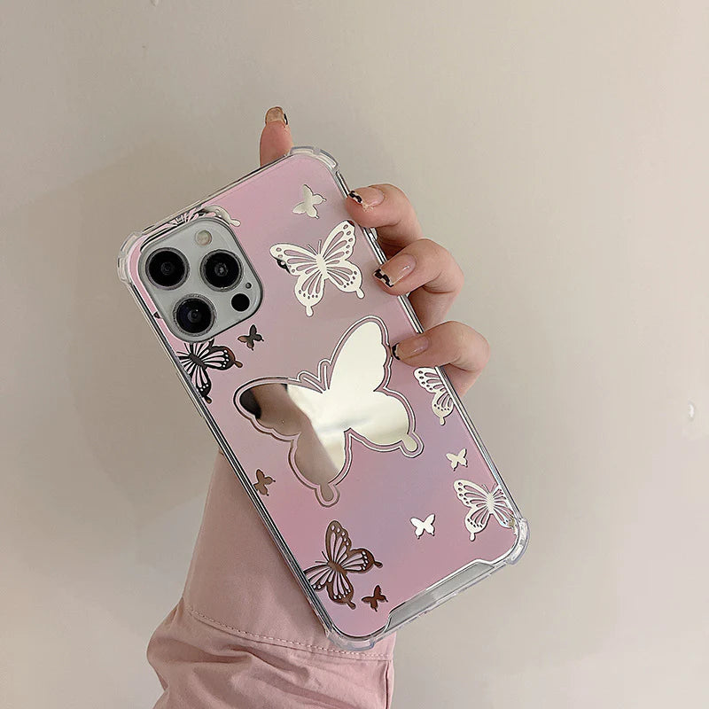 Pink Butterfly Phone Case