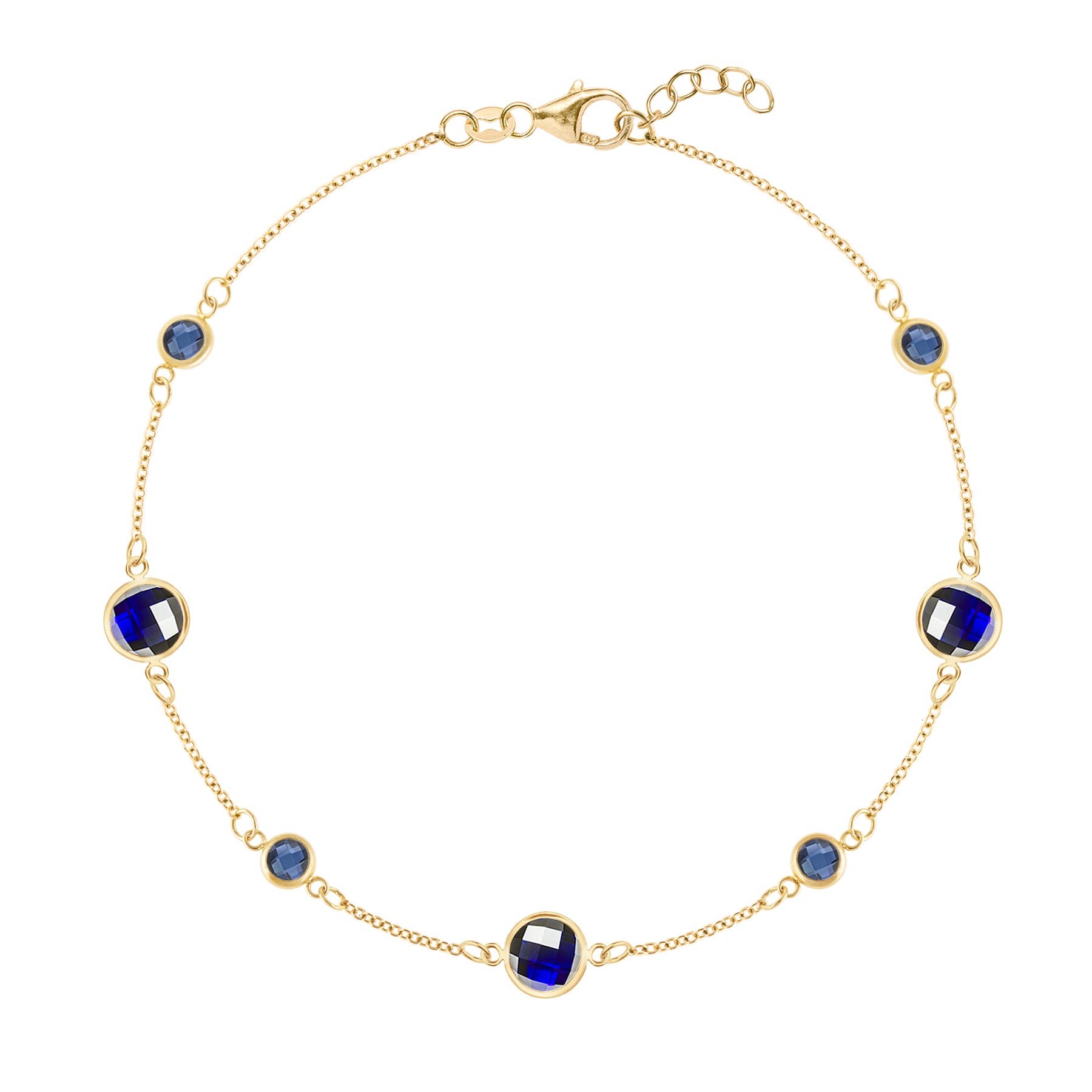 Image of Bayberry Grand & Classic 7 Sapphire Bracelet