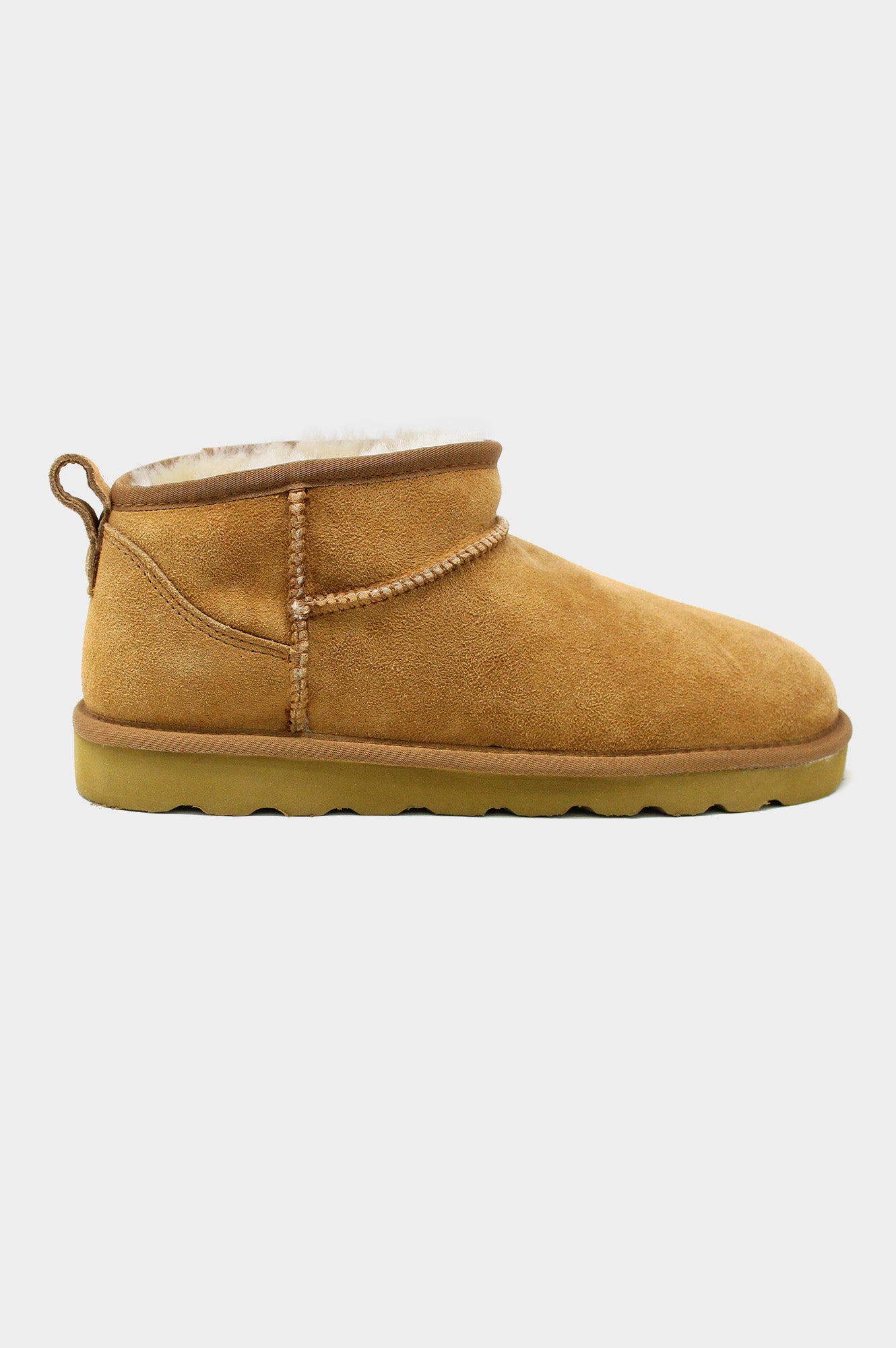 Mini Sheepskin Boot | Cow Suede