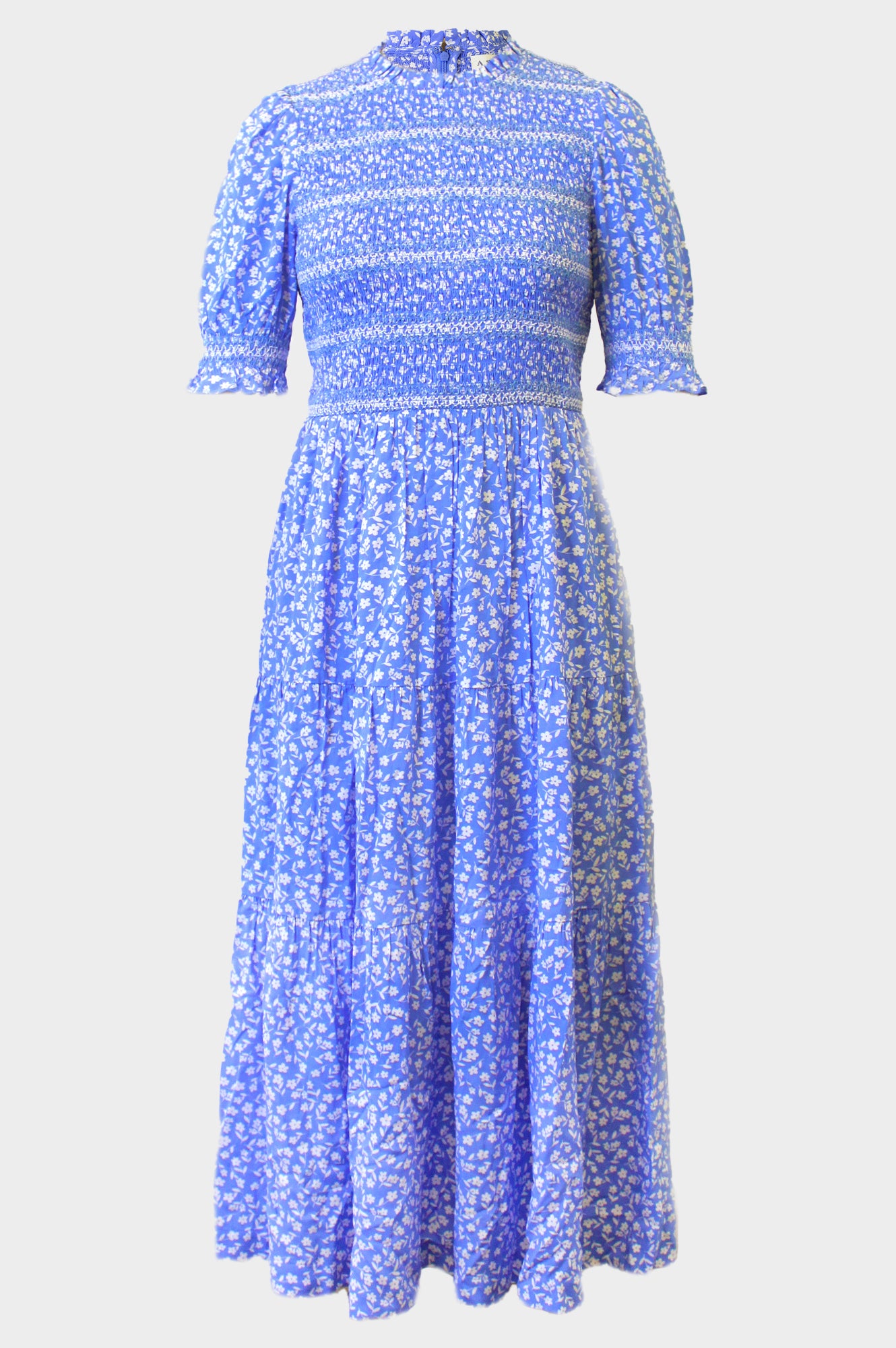 Amalie Dress | Daisy Flower Blue