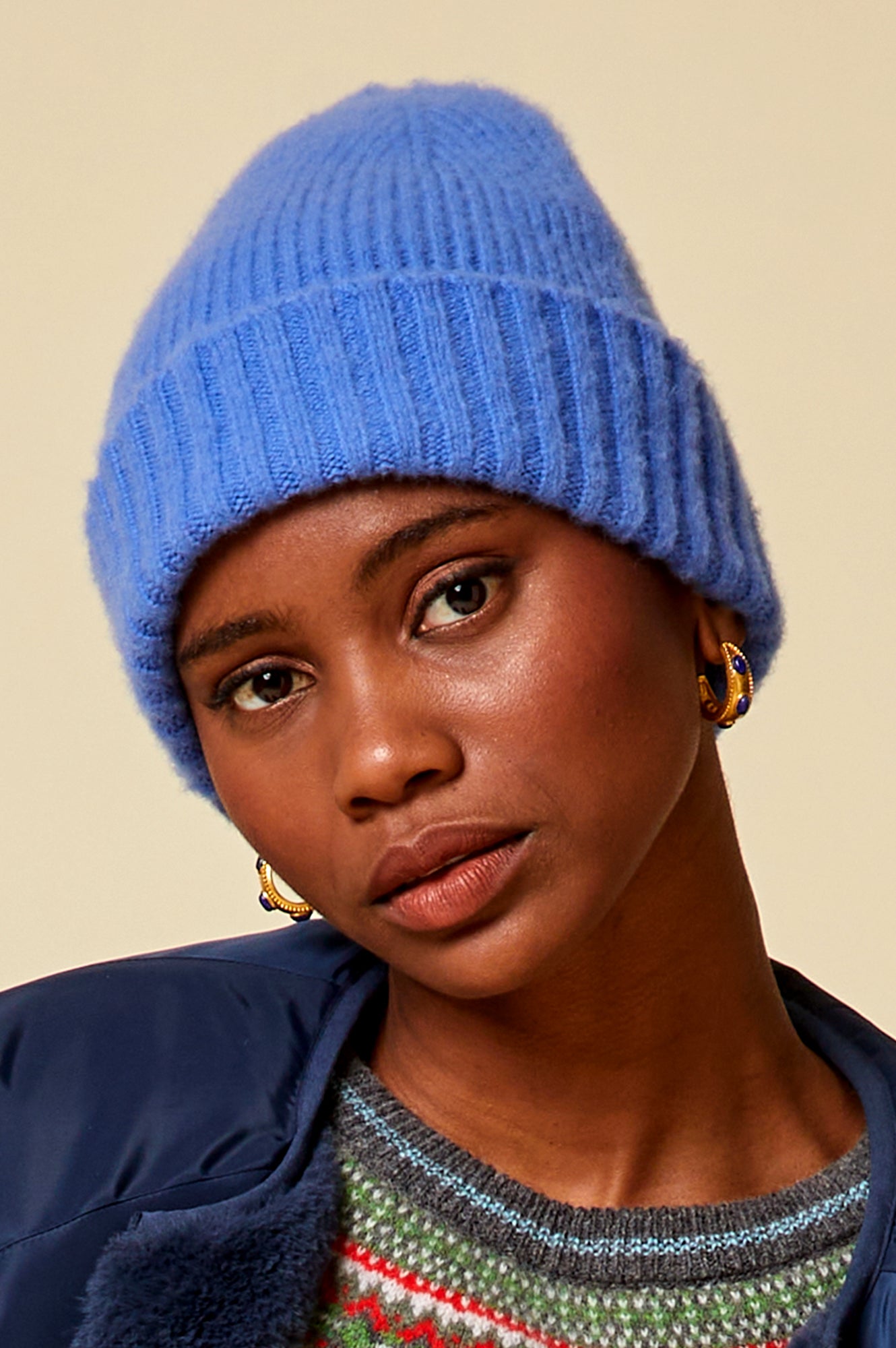 Lambswool Beanie | Light Blue