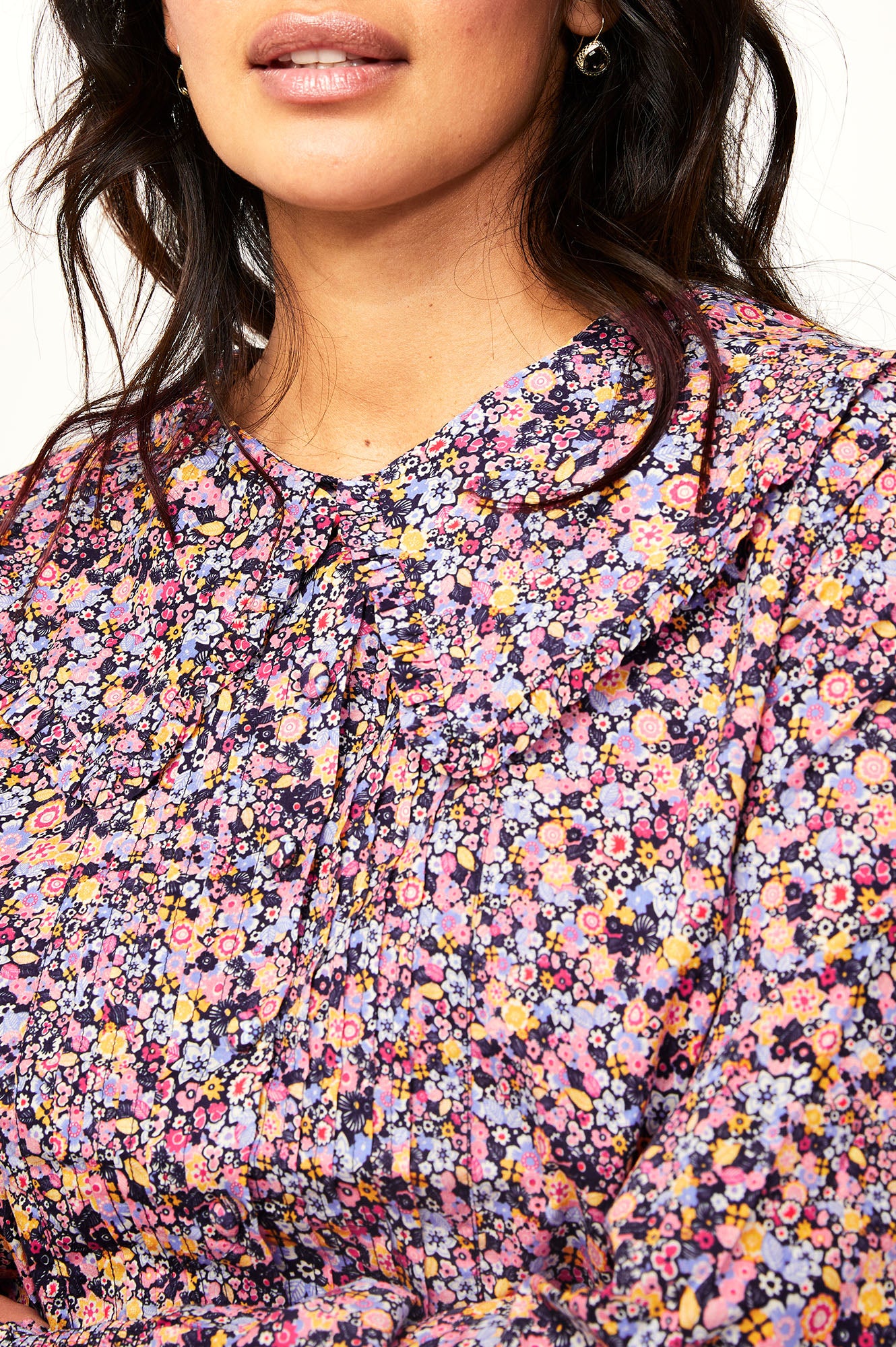 Kendal Blouse | Ditsy Floral Sunset