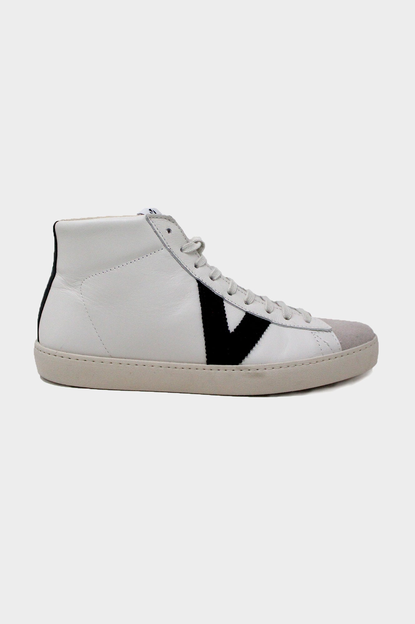 Berlin High Top Trainers | White