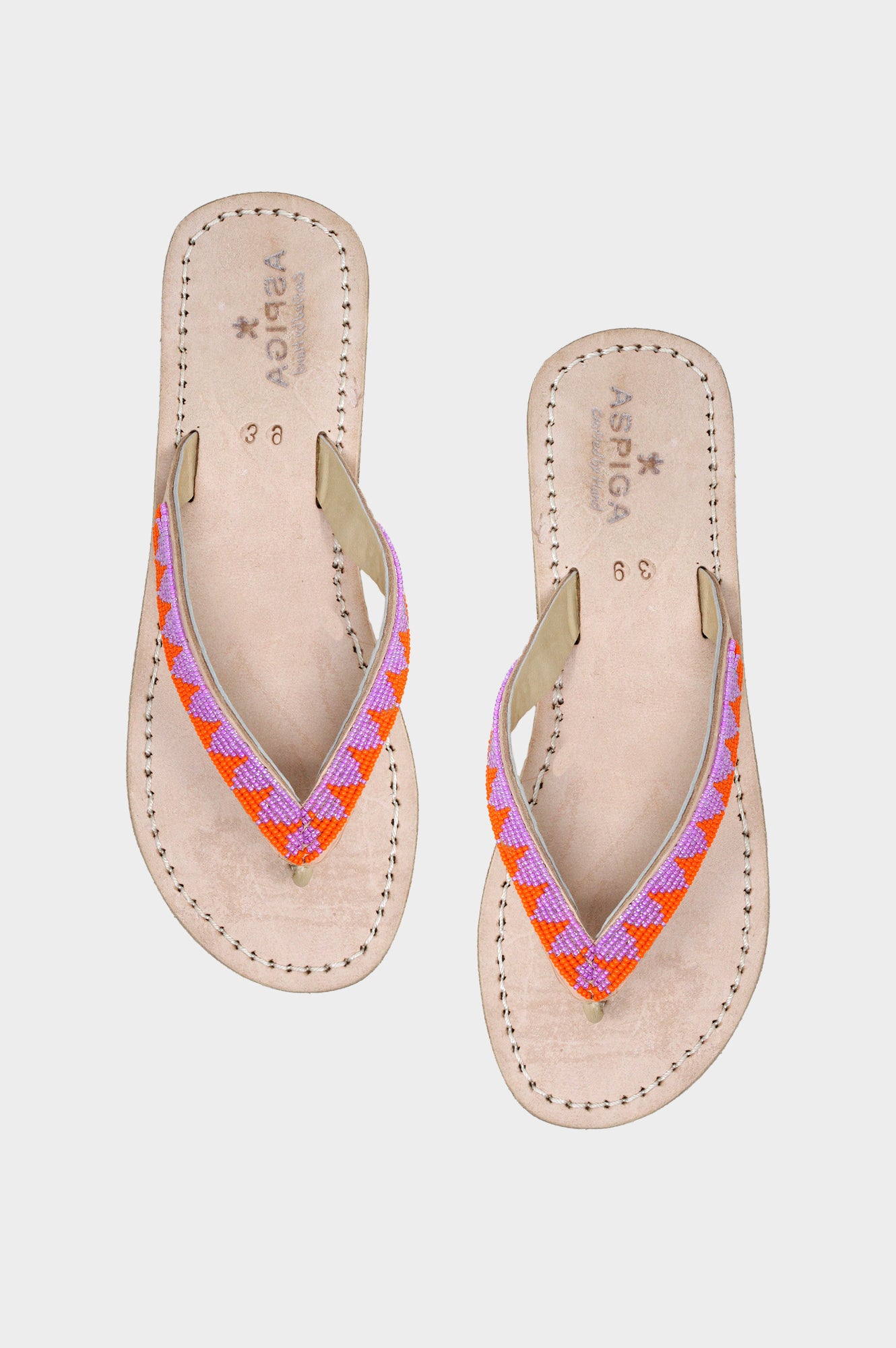 Ziggy Sandals | Orange/Pink