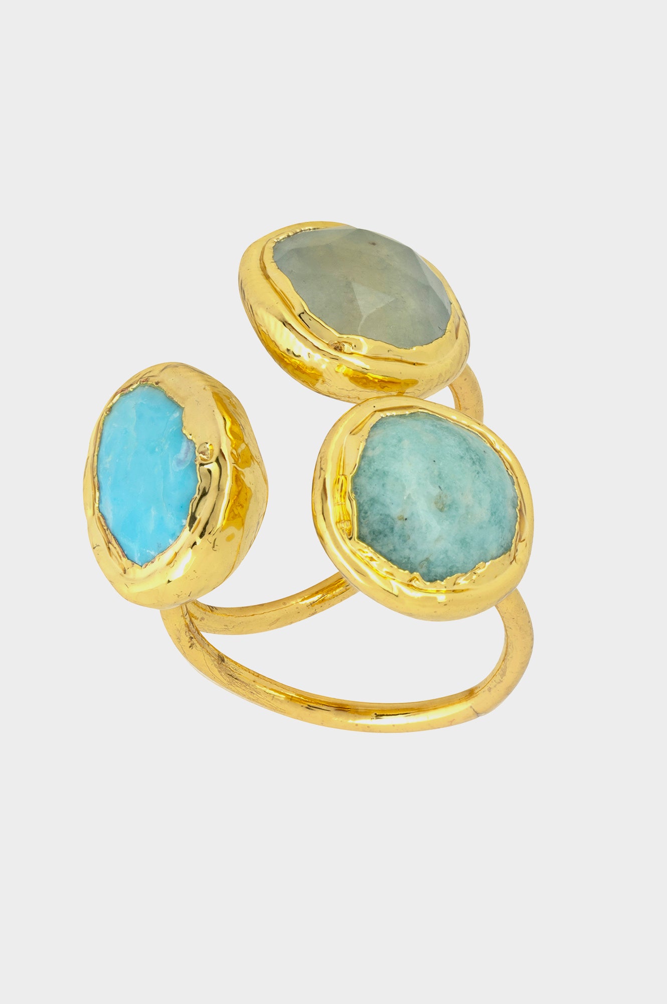 Three Stone Ring | Turquoise