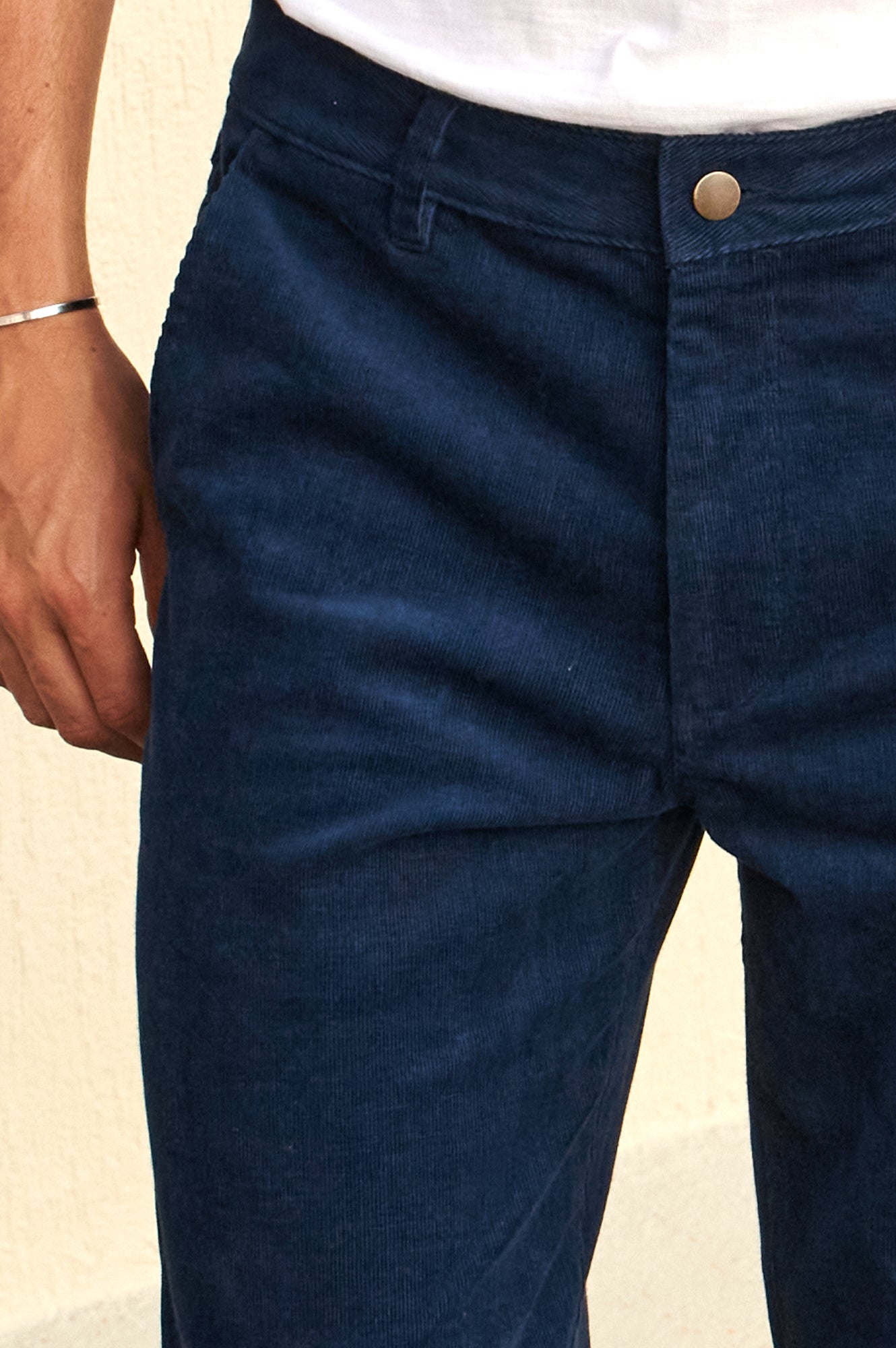 Men's Cord Trousers | Navy