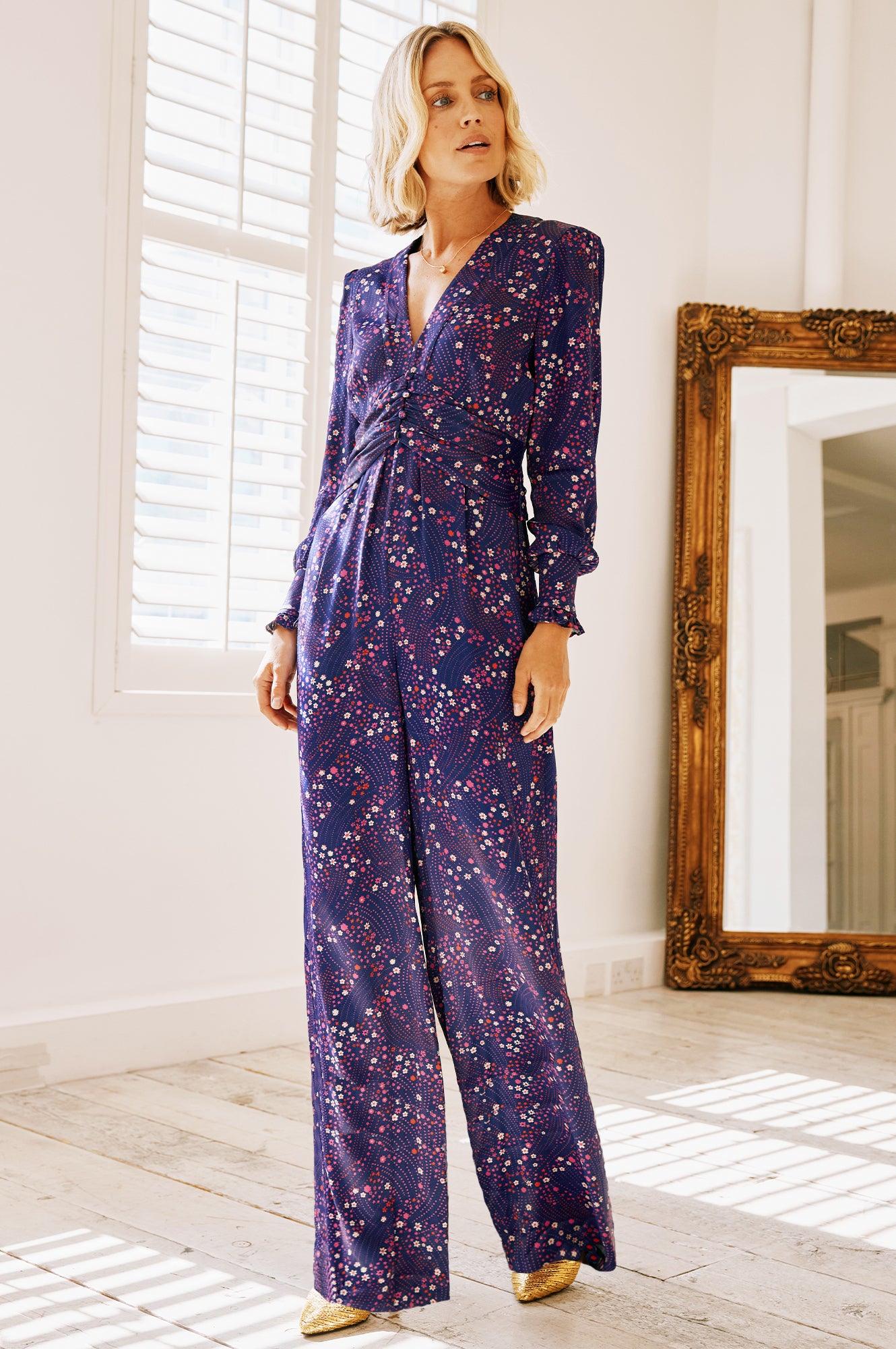 Ashley Jumpsuit | Cosmic Purple