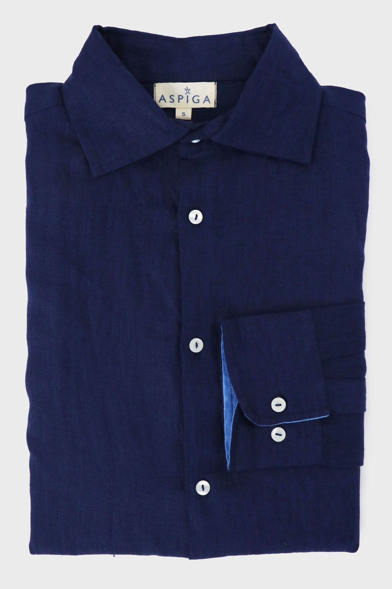 Men's Linen Shirt | Navy