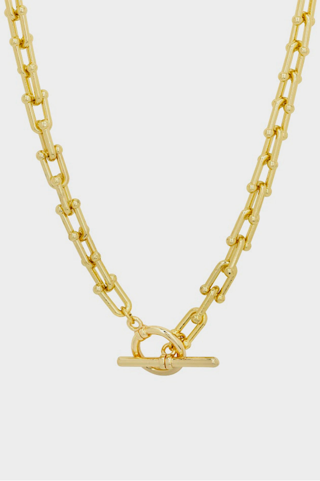 T-Bar Chain Necklace | Gold