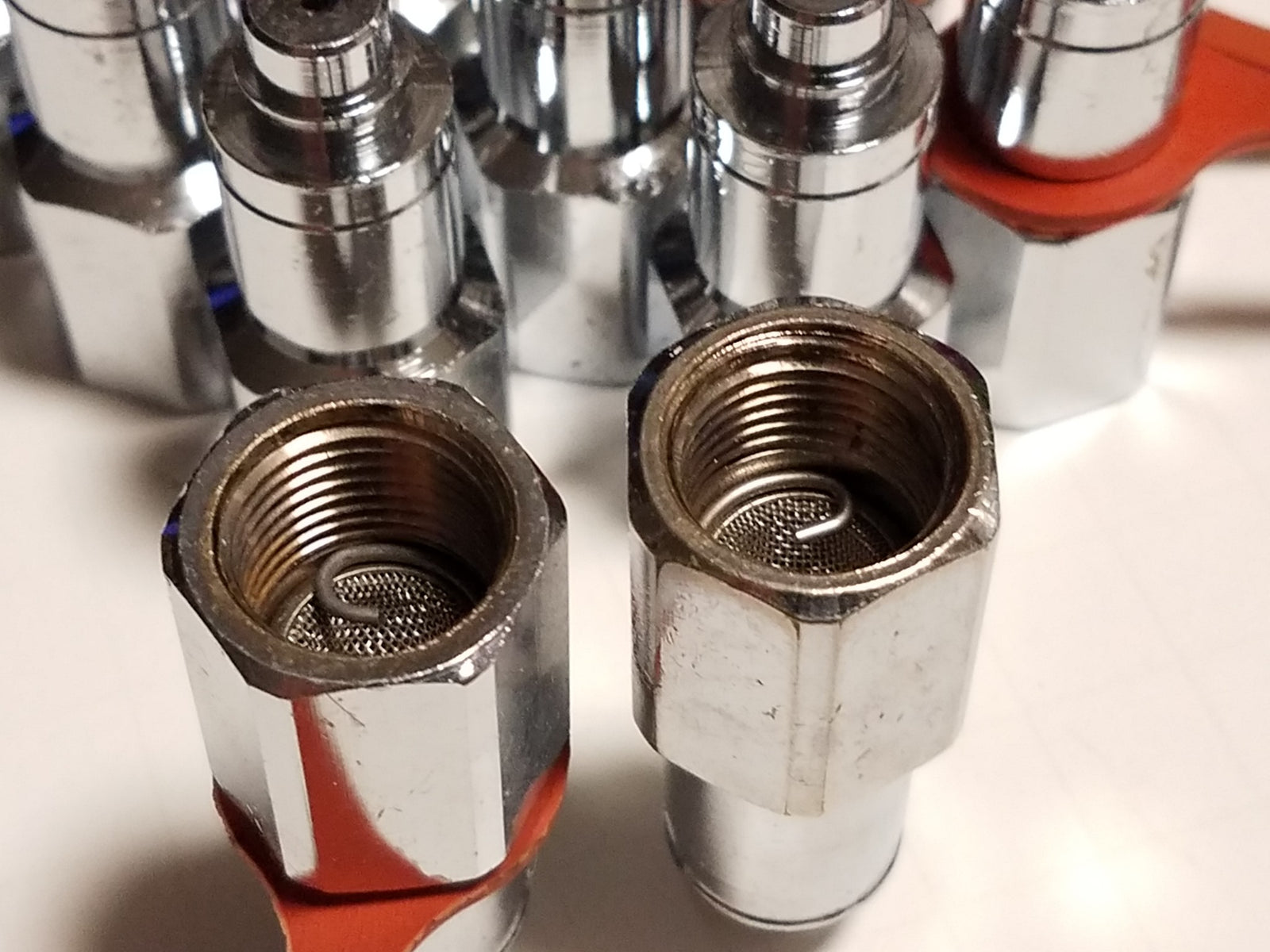 Lot of (12) ANSUL 230 R102 Nozzles (3) Include Dust Caps PLC BARN