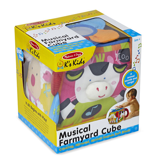 melissa & doug musical farmyard cube