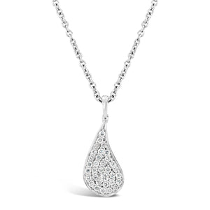 raindrop diamond pendant