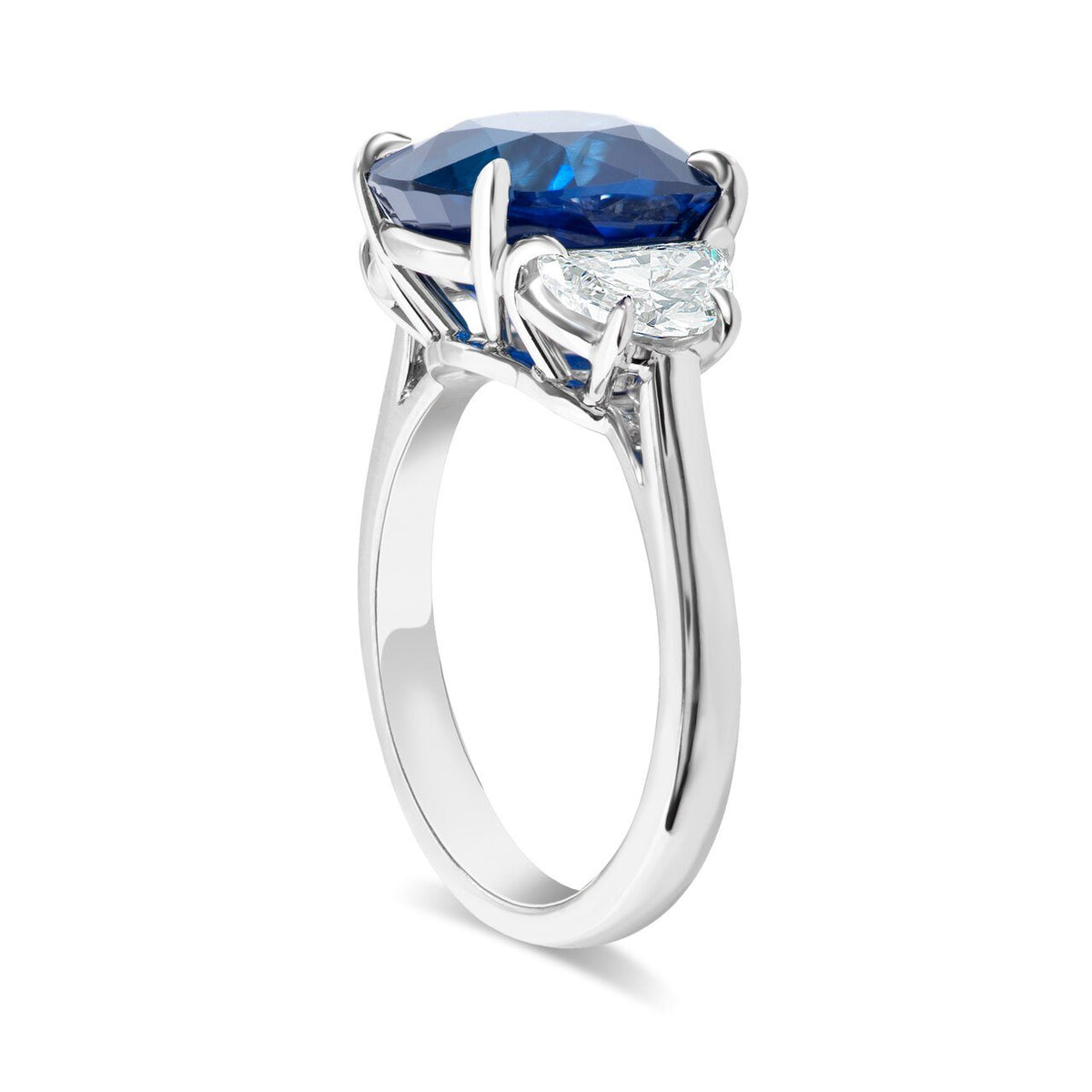 Three Stone Sapphire and Diamond Ring – Nicole Rose Fine Jewelry