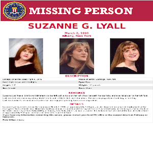 Suzanne Lyall Missing Poster
