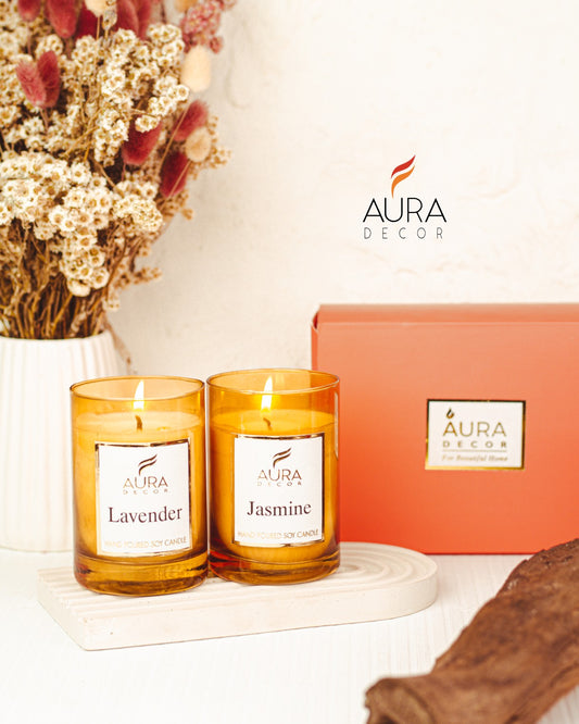 White Soy Wax AuraDecor Body Massage Candle at Rs 350 in New Delhi