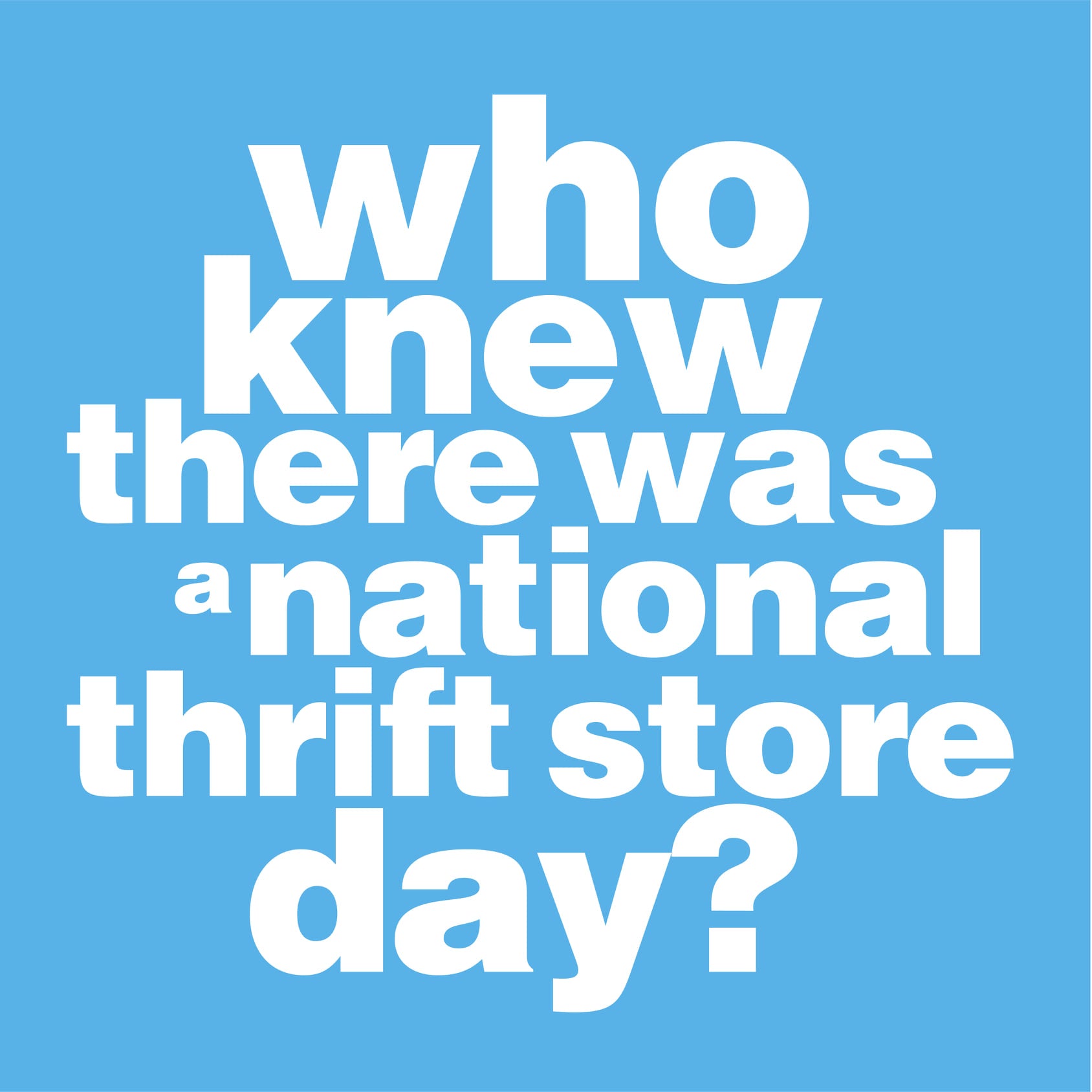 National Thrift Store Day Aug 17 9am 1pm Findedmonton 