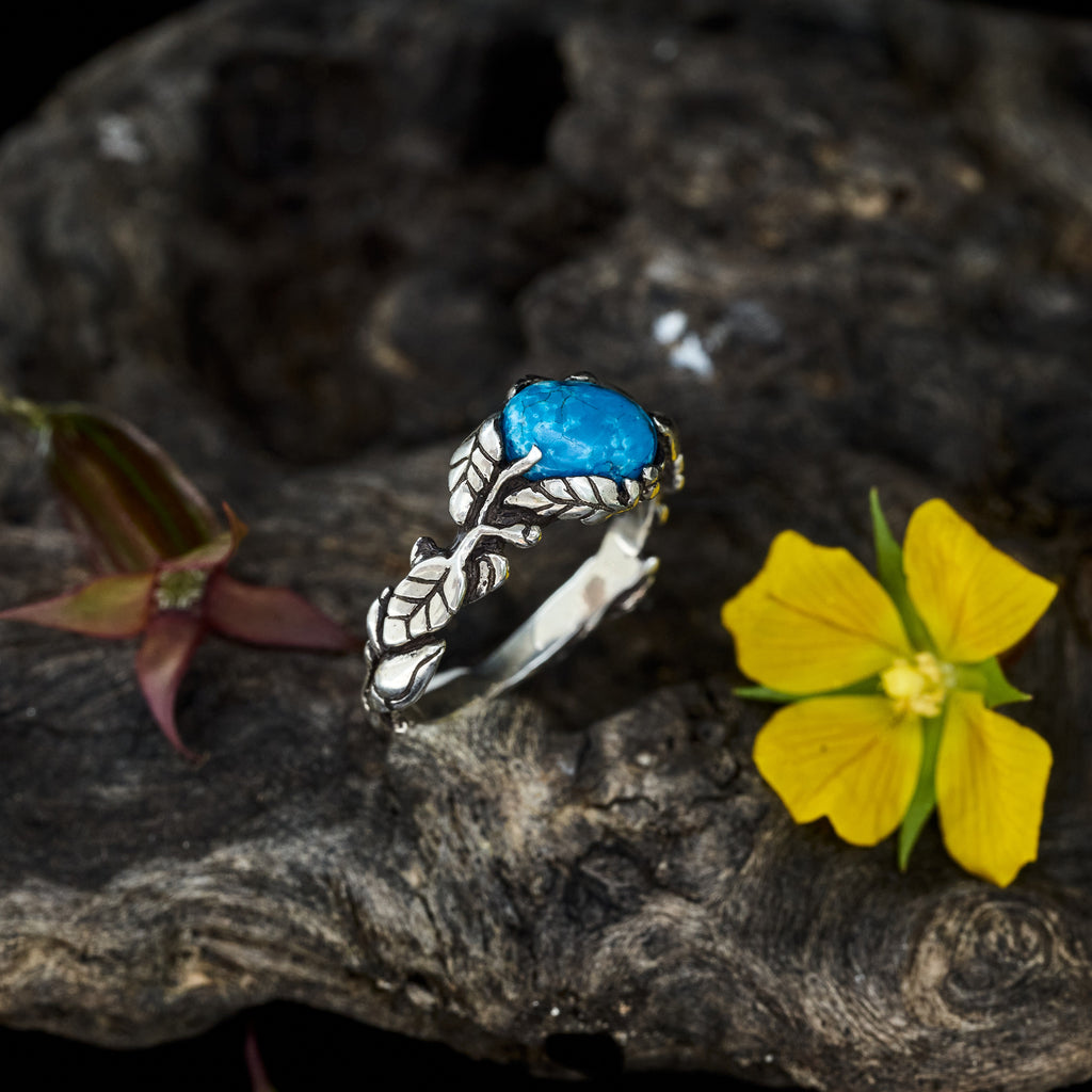 Turquoise Ring “Dakota”| BlackTreeLab