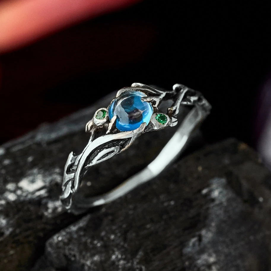 Nomadic Elegance: Blue Topaz Jewelry for Adventurous Souls