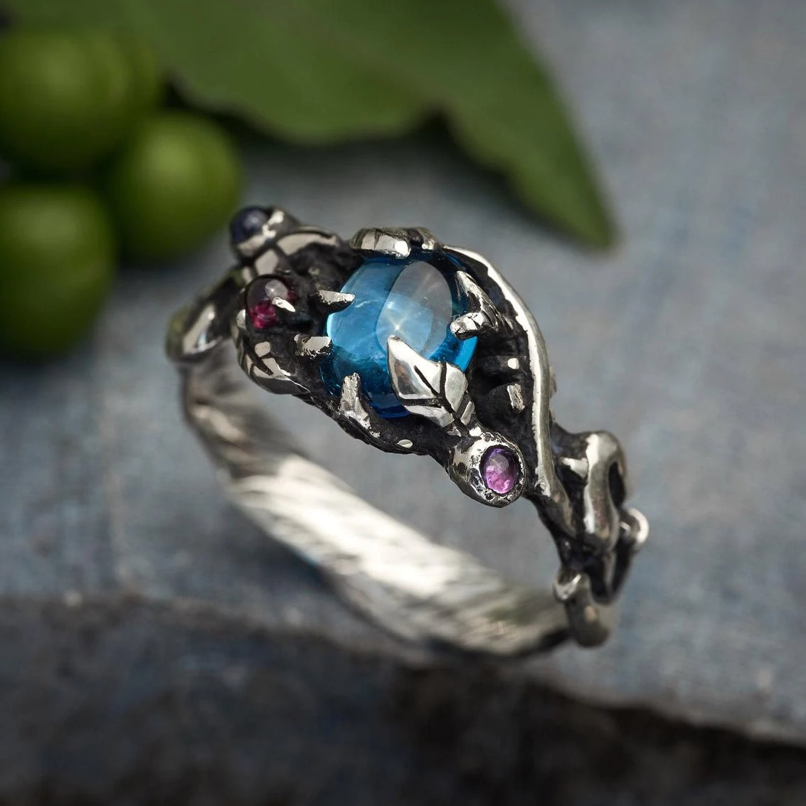 Nomadic Elegance: Blue Topaz Jewelry for Adventurous Souls