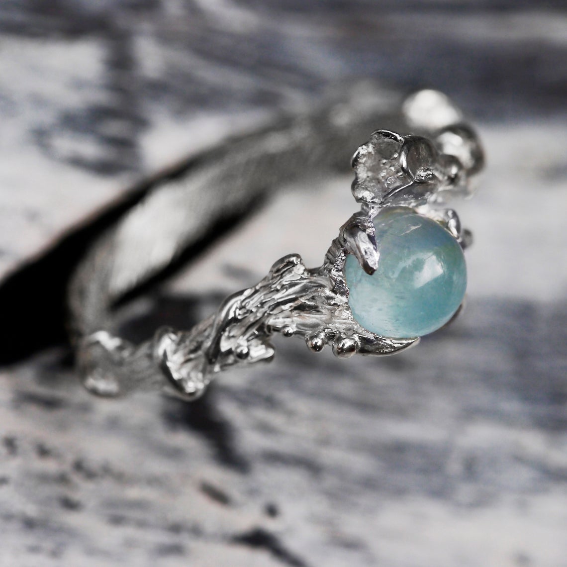 Aquamarine ring 