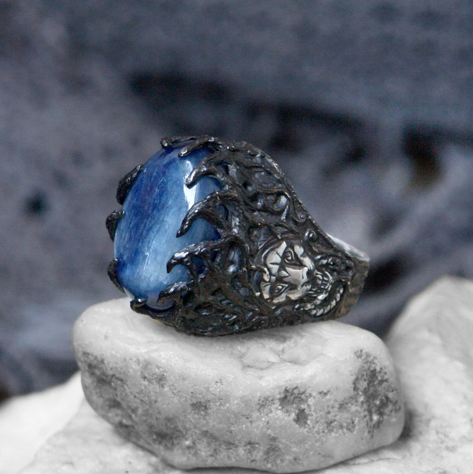 Men's Kyanite ring 