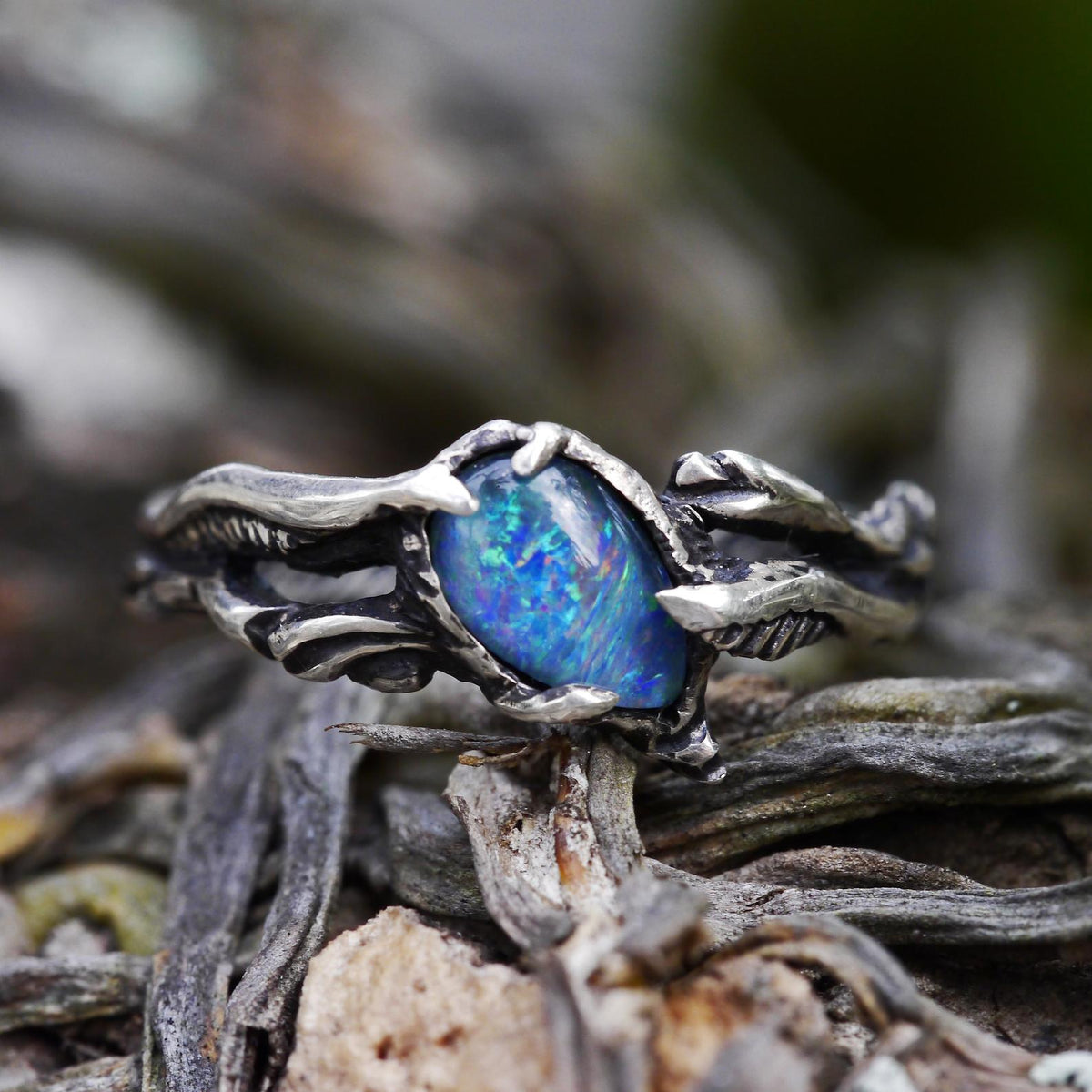 Boulder Opal ring 