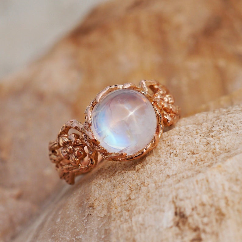 Moonstone Gold ring 