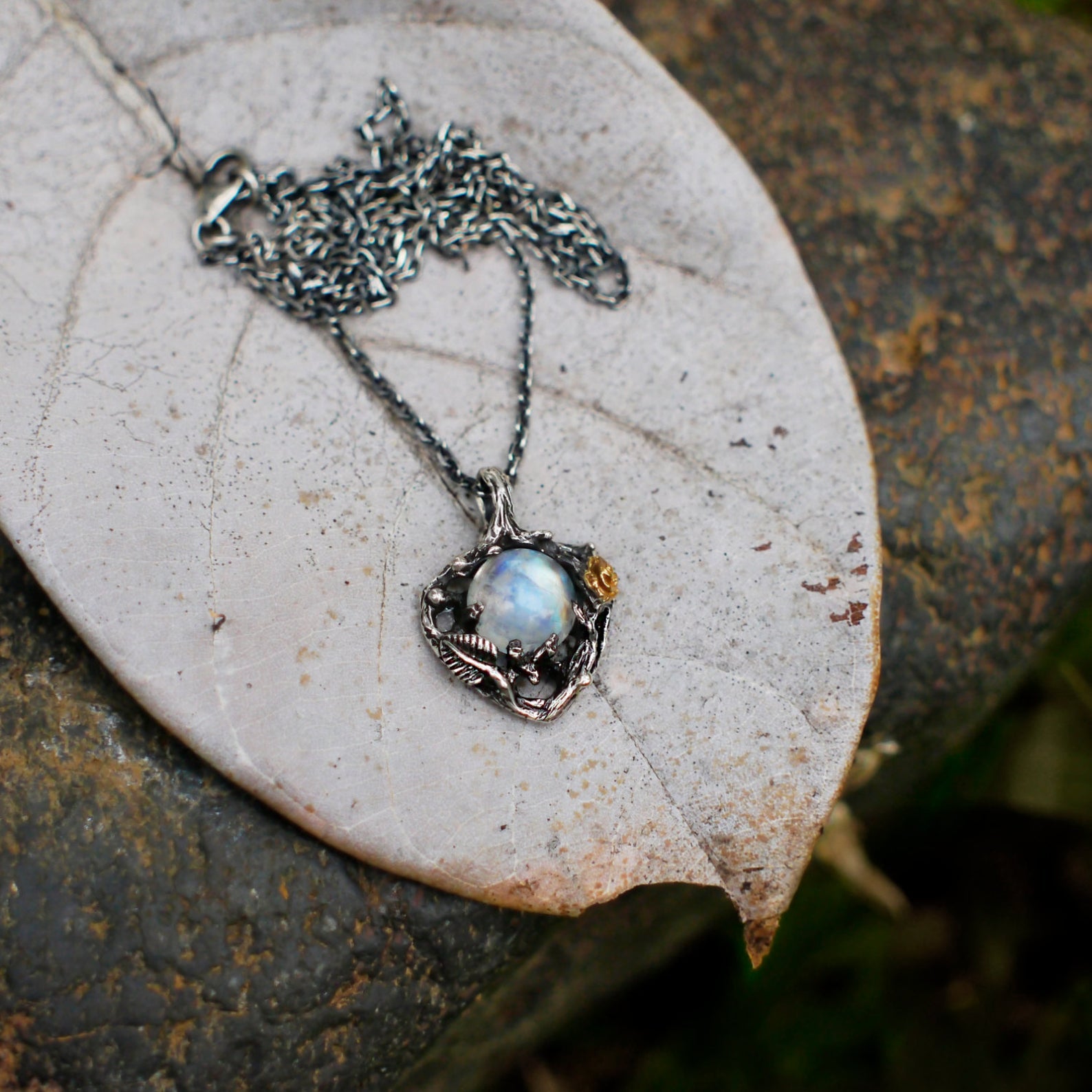 Moonstone necklace 