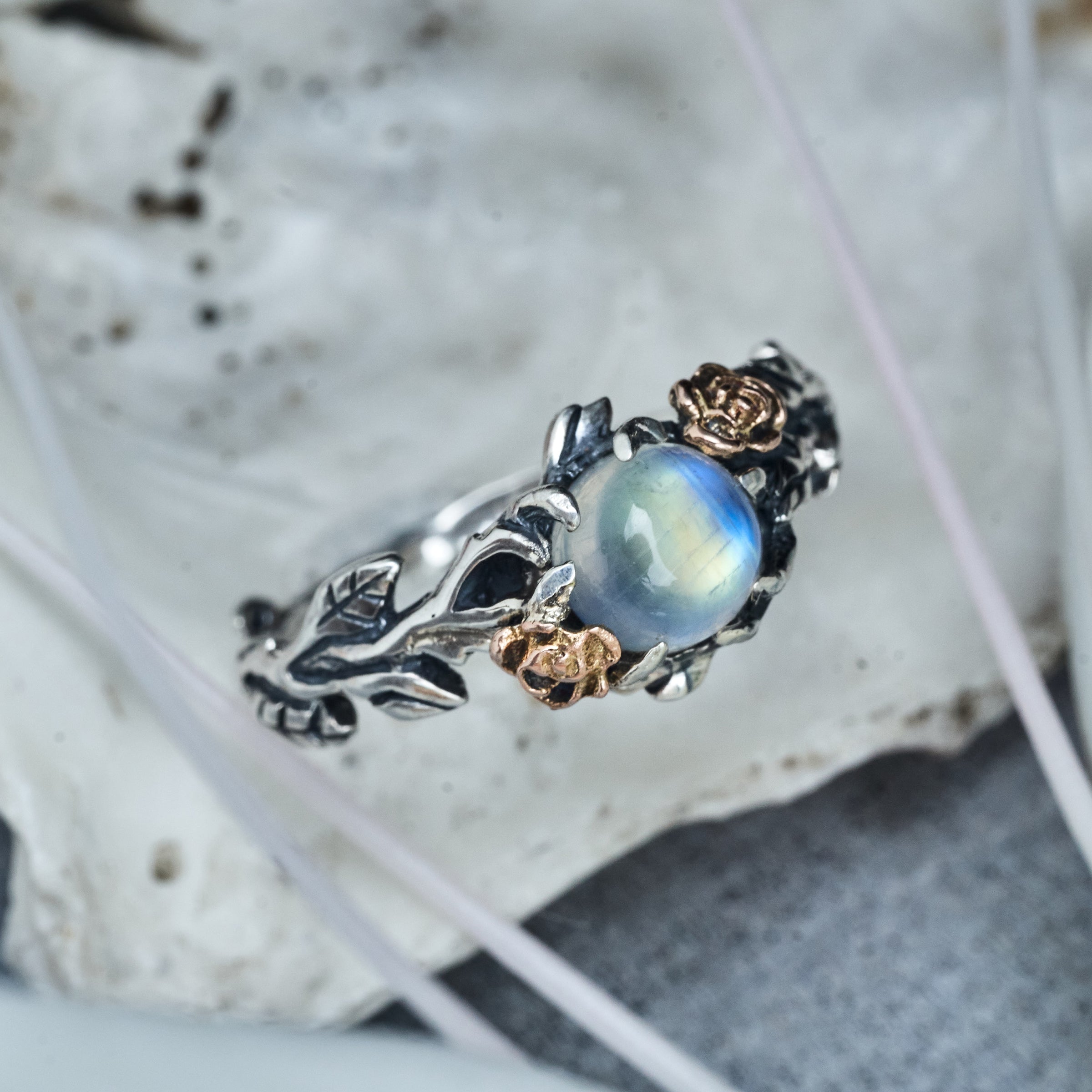 Worthmore Jewelers - **FOR ANYONE WONDERING IF THE STONE IS CRACKED: This  particular opal has a vein of ironstone in it. Ironstone is the “mother  rock” you find opals in. So, it's