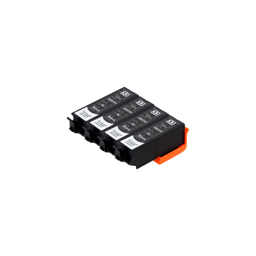 Compatible Epson T33XL (T3351) High Capacity Black Ink Cartridge Quadpack