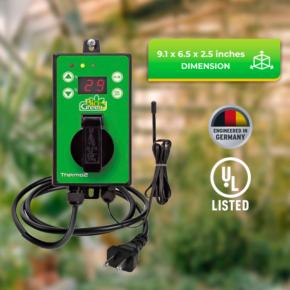 Bio Green Palma Radiateur soufflant électrique pour serre 1500 W