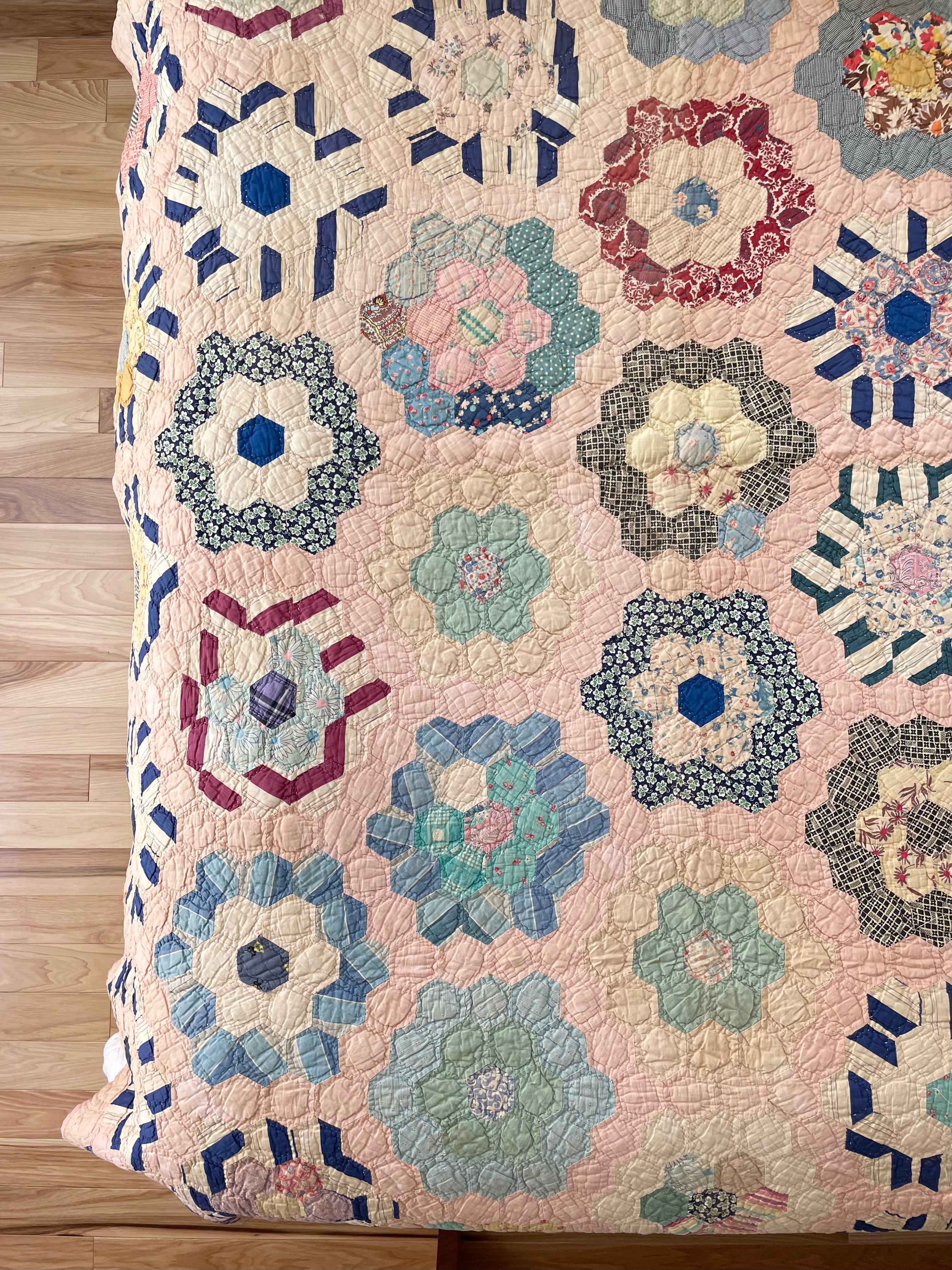 Grandma's Garden 1930s Quilt