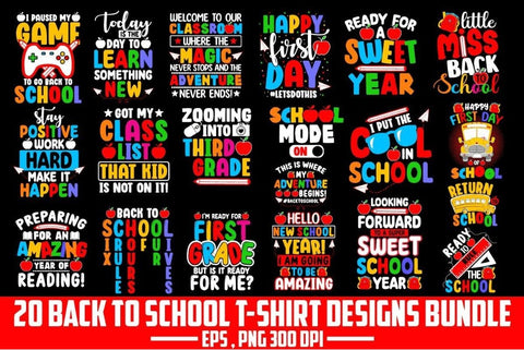 Creative Fabrica Back to School Tshirt Design Bundle