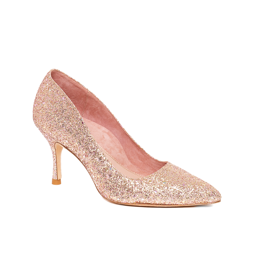 comfortable rose gold shoes