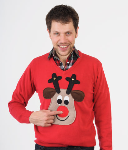 Woolly Babs Rudolph Christmas Jumper