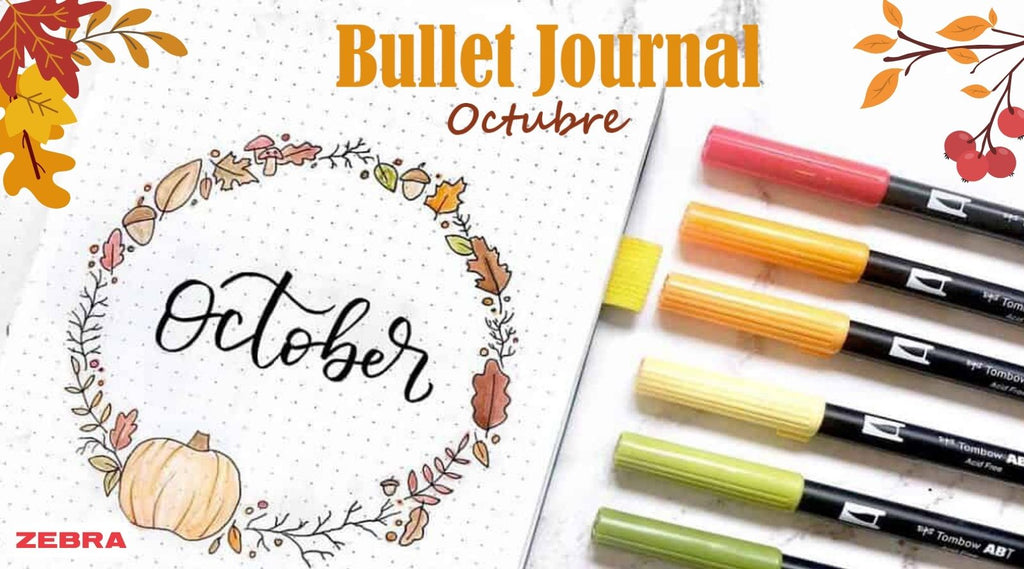 Ideas con marcadores para Bullet Journal en octubre – Zebra México