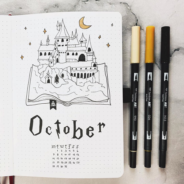 Ideas con marcadores para Bullet Journal en octubre – Zebra México