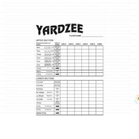 Download Yardzee Svg Dice Game Template Donkey Creek Designs