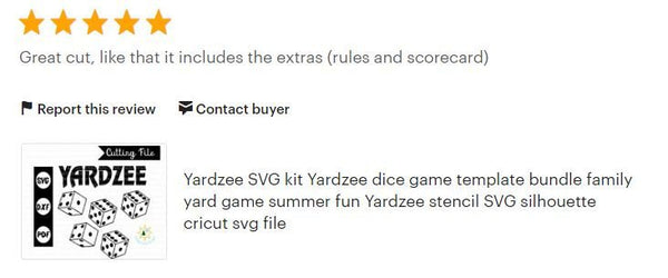 Download Yardzee SVG dice game template